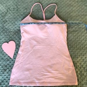 Lulu Lemon pink power y tank